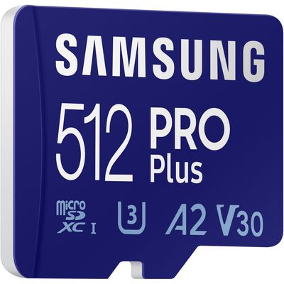 Samsung microSDXC 512GB PRO Plus + USB adaptér
