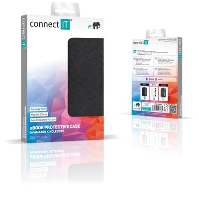 CONNECT IT pouzdro pro Amazon New Kindle 2022, ČERNÉ