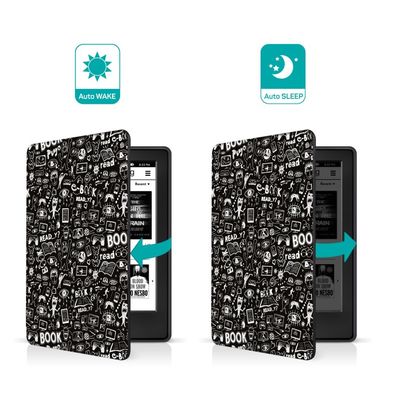 CONNECT IT pouzdro pro Amazon New Kindle 2022, DOODLE