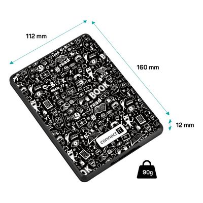 CONNECT IT pouzdro pro Amazon New Kindle 2022, DOODLE