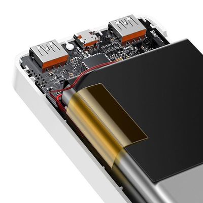 Baseus Bipow powerbanka s digitálním displejem 20000mAh 20W bílá
