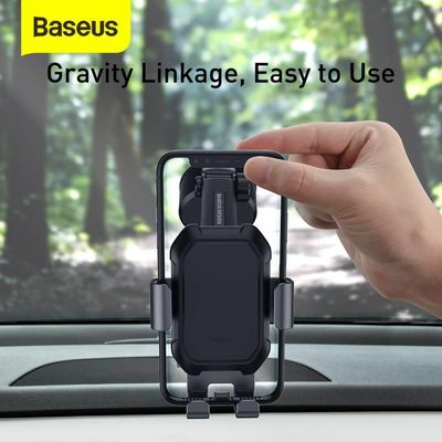 Baseus Tank Gravity držák do auta (na palubní desku), černá