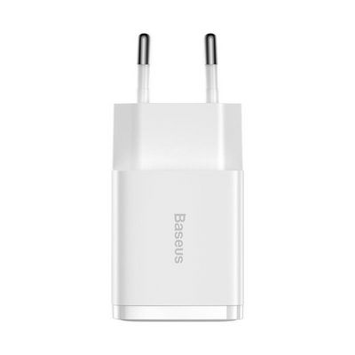 Baseus kompaktní nabíječka 2U 10.5W bílá