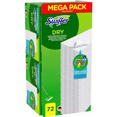Swiffer Sweeper Suché utěrky na podlahu, 72 ks