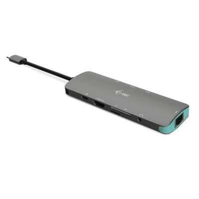 i-TEC USB-C Metal Nano Docking Station 4K HDMI LAN + Power Delivery 100W