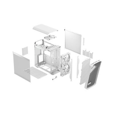 Fractal Design Torrent Compact White RGB TG Clear Tint
