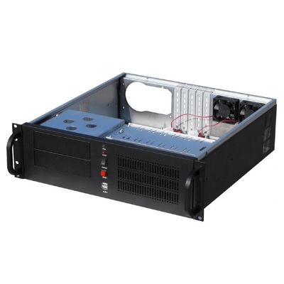 Gembird 19 serverové šasi ATX 19/3U, černé