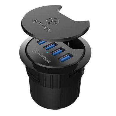 ICY BOX in-Desk Hub 4xUSB 3.0