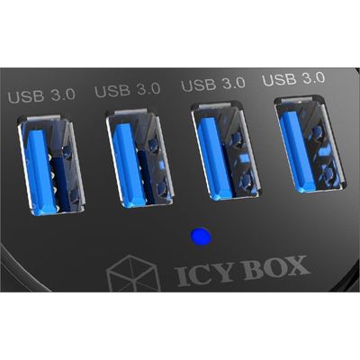 ICY BOX in-Desk Hub 4xUSB 3.0
