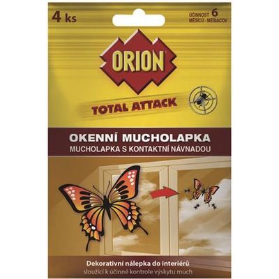 Orion Total Attack okenní mucholapka 4ks