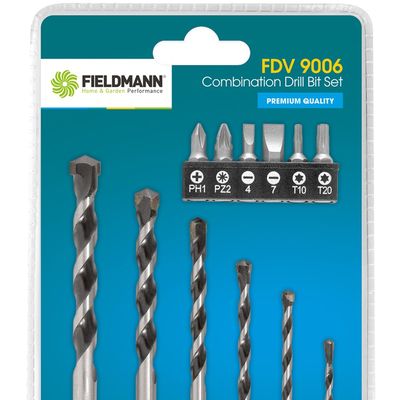 Fieldmann FDV 9006 Sada vrtáků Cobalt do zdiva 12ks