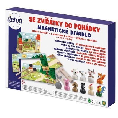 Detoa Magnetické divadlo se zvířátky do pohádky