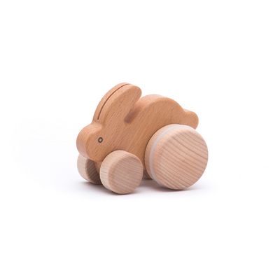 Bajo Malý dřevěný králíček do ruky natural