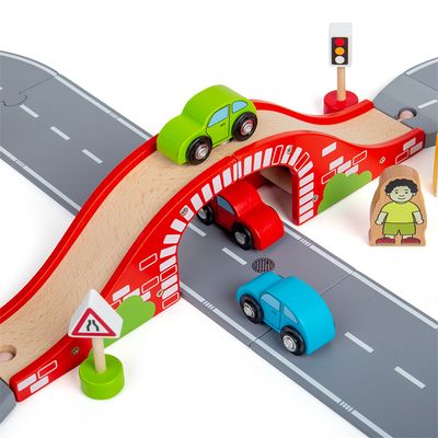 Bigjigs Rail Dřevěná silnice osmička