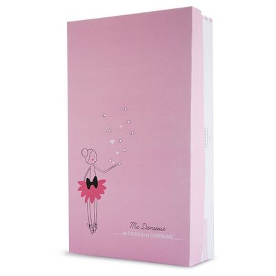Doudou Jolijou Panenka baletka Lily Rose 36 cm
