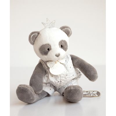 Doudou Dárková sada - plyšová hračka panda 20 cm