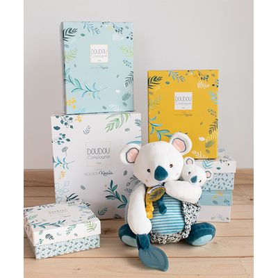 Doudou Dárková sada - koala Yoca s miminkem 25 cm