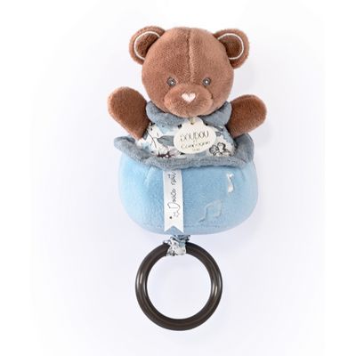 Doudou Dárková sada - Plyšový medvídek hrající melodii 20 cm