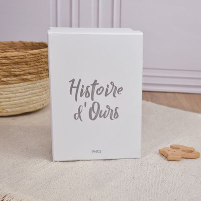 Doudou Histoire d´Ours Plyšový kamarád bílý králíček 40 cm
