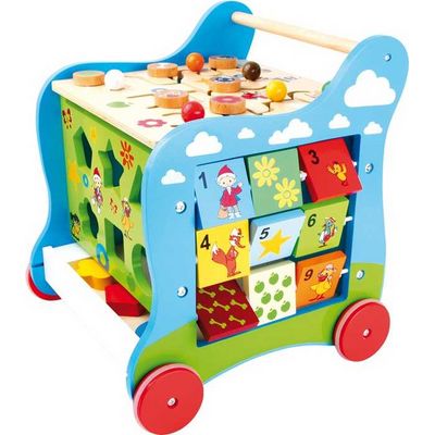 small foot Chodítko velká motorická kostka skřítek