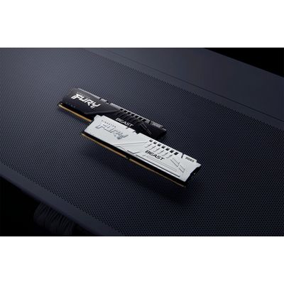 Kingston Fury Beast White DIMM DDR5 32GB 5200MHz, AMD EXPO, bílá (Kit 2x 16GB)