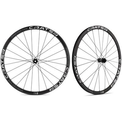 Zapletená kola cyklokros/gravel PROTOTYPE Crater AL 28/700 White - 100/142 - ořech XDR