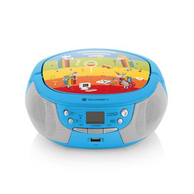 GoGEN Radiopřijímač s CD GoGEN DÉČKO PŘEHRÁVAČ B, modrý