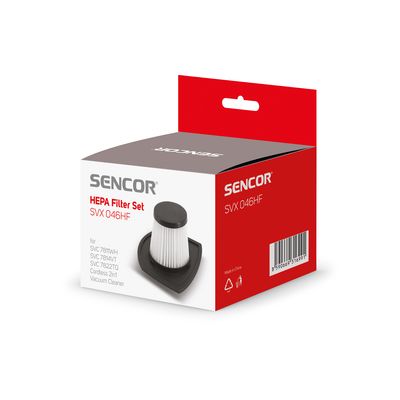 Sencor SVX 046HF Náhradní sada HEPA filtrů k SVC 7811WH, SVC 7814VT a SVC 7822TQ