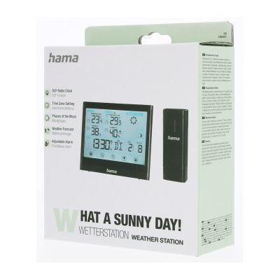 Hama Full Touch, meteostanice s bezdrátovým senzorem, dotykový displej
