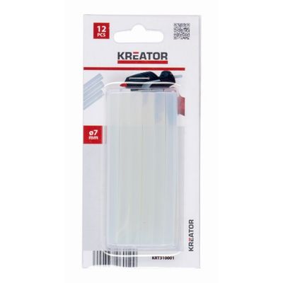 Kreator KRT310001 - Tavné tyčinky 7mm 12ks