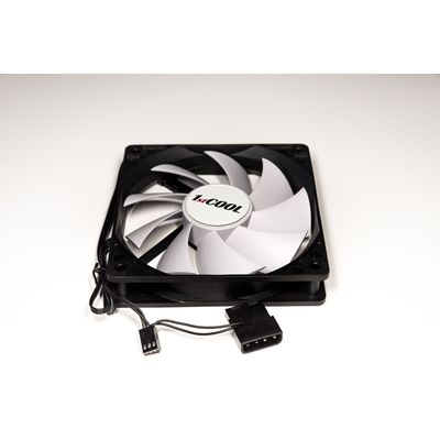 1stCOOL SILENT 12CM FAN Black/White