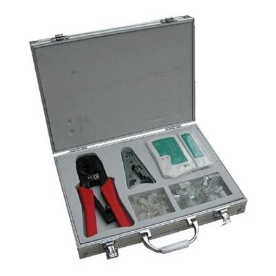 DATACOM kleště NETWORK KIT 1 (krimp 8p+6p, Stripper, Tester, plugy)