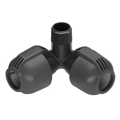 Gardena 2783-20 L-kus 25 mm x vnější závit 3/4, rohová přípojka zadešťovače