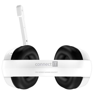 CONNECT IT NEO herní sluchátka s mikrofonem, 1xJack+USB, BÍLÁ
