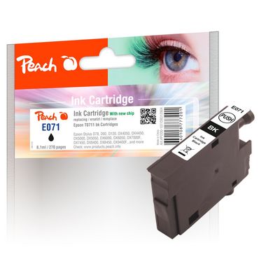 Peach E071 černá kompatibilní s Epson T0711