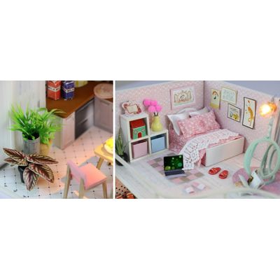 2Kids Toys miniatura domečku Dům Anniny růžové melodie