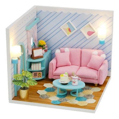2Kids Toys miniatura domečku Slunný obývací pokoj