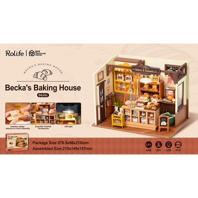 RoboTime 3D miniatura domečku Pekárna