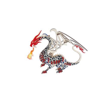 Woodcraft Dřevěné 3D puzzle Drak