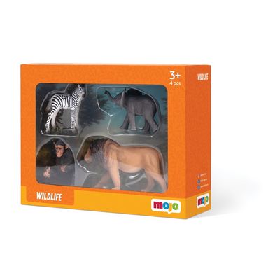 Mojo Startovací sada Africká zvířata 4 ks