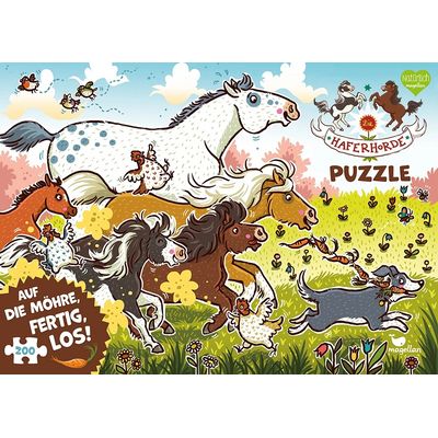 Magellan Puzzle Ovesná parta závod o mrkvičku 200 dílků