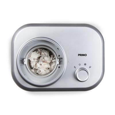 PRIMO PR406IM Zmrzlinovač s kompresorem, stříbrný