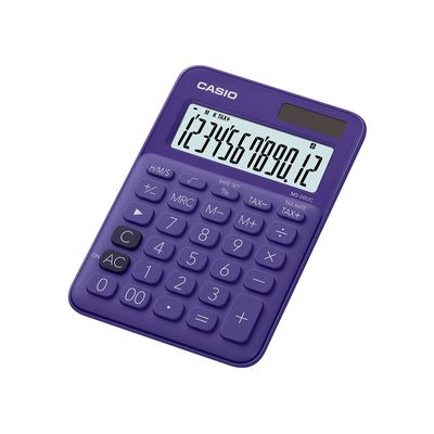 Casio MS 20 UC PL Stolní kalkulačka, fialová