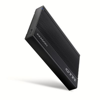 AXAGON EE25-GTR, USB-C 10Gbps - SATA 6G 2.5 RIBBED box, černý