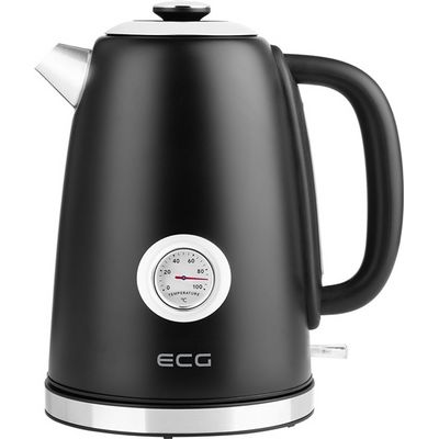 ECG RK 1700 Magnifica Nero Rychlovarná konvice 1,7 l nerez, černá