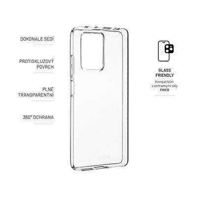 TPU gelové pouzdro FIXED pro Xiaomi Redmi Note 12 Pro+ 5G, čiré