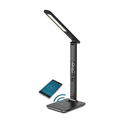 Stolní lampa IMMAX Kingfisher Qi černá