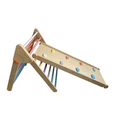 2Kids Toys Piklerové trojúhelník s deskou pastelový