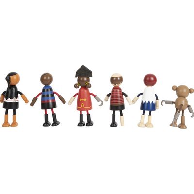 small foot Ohebné panenky pirátské figurky
