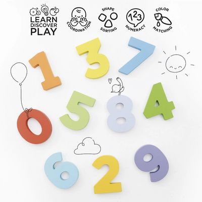 Le Toy Van Vkládací puzzle s čísly
